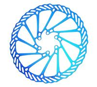 DTYBJN Rotores de Freno de Bicicleta 160 mm 180 mm 203 mm Rotor de Freno de Disco MTB Apto para Shimano Apto para SRAM Apto para línea Central(180mm Blue)