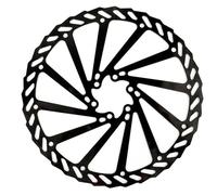 DTYBJN Rotores de Freno de Bicicleta 160 mm 180 mm 203 mm Rotor de Freno de Disco MTB Apto para Shimano Apto para SRAM Apto para línea Central(180mm Black)