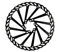 DTYBJN Rotores de Freno de Bicicleta 160 mm 180 mm 203 mm Rotor de Freno de Disco MTB Apto para Shimano Apto para SRAM Apto para línea Central(203mm Black)