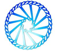 DTYBJN Rotores de Freno de Bicicleta 160 mm 180 mm 203 mm Rotor de Freno de Disco MTB Apto para Shimano Apto para SRAM Apto para línea Central(203mm Blue)