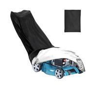 DTYGUIXE Funda para Cotracésped, Cubierta para Cortacésped Protectora de Tela Oxford 210D con Revestimiento Plateado con Protección UV Funda para Segadora Impermeable Antipolvos, 193 x 112 x 64 cm