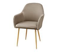 DTYNBCP Fundas Impermeables for sillas con Respaldo Curvo, Modernas, con reposabrazos, elásticas y Decorativas for sillas de Comedor y escritorios de Oficina.(F,1PCS)