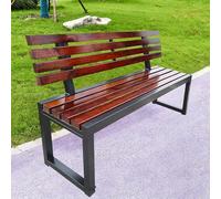 Dtyubfg Banco Exterior sin Respaldo Metal, Banco Jardin Banco Metal Resistente a la Intemperie Exterior 100/120/150 cm, Su Robusta construcción Proporciona Estabilidad y soporta hasta 200 kg/440 LB
