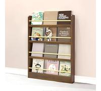 Dtyubfg Estantería de Madera 3/4/5 Niveles para Colocar detrás de la Puerta - Estantería Alta y Estrecha para Colocar en el Suelo - Que Ahorra Espacio - para Libros, dormitorios, Salones y oficinas