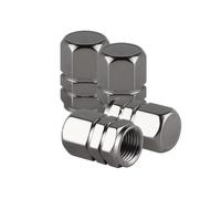 DTZAEUKE Tapones Aluminio para Mini Cooper 2001-2006 Mini R50 R53 R60, Válvula Neumático Tapones Decorativos Válvula Neumático Tapones de Aluminio Válvula de Aire 8,Grey