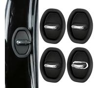 DTZHANGZE 4 Piezas Amortiguador Cerradura Puerta para Mercedes C-Klasse W206/S206 2021-2025 Silicona Silencioso Protección Almohadilla Antigolpes Insonorización Accesorios,Black