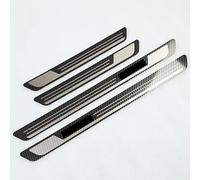 DTZHANGZE 4 Piezas Película Protectora para Umbral de Puerta de Coche para Skoda ELROQ AB 2025 (Elektro), Tiras de Umbral Puerta de Acero Inoxidable Coche Accesorios Tuning Automóviles