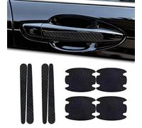 DTZHANGZE 8 Piezas Protector de Manilla de Puerta para BMW X1 U11 X1 F48 2016-2025, Adhesivo Antirrayas Fibra de Carbono Pegatinas Cubierta Manija Accesorios Coche