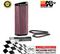 DU-1007 K&N Filtro de Aire Lavable Ducati Streetfighter 848 2012 2013 2014 2015