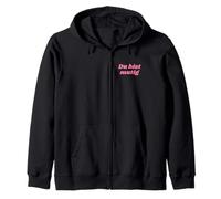 Du BIST mutig - Positive Affirmations Sudadera con Capucha