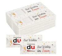 Du Bist Wichtig Im Team, 20 Stück Weiß Hülle Filz Filzhülle, Hülle Filz Dankeschön Geschenk für Kollegen Mitarbeiter