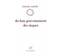 Du Bon Gouvernement Des Risques (ebook)