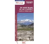 Du Mont-Blanc au lac d'Annecy: 1/50 000: T741 (L'essentiel de l'itinérance rando)