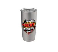 Du sollst nicht gleichgültig sein! Vaso térmico de acero inoxidable de doble pared