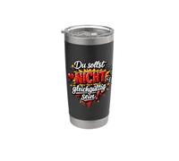 Du sollst nicht gleichgültig sein! Vaso térmico de acero inoxidable de doble pared