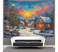 DUABELPHF Árbol de Navidad Estampado 3D Tapices Accesorios Divisor De Habitaciones Tapiz De Pared Paño De Pared Decoración Del Cerdoar, Decoración De Recámara Tapiz 70cmx100cm