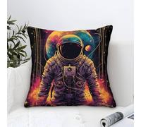 DUABELPHF Astronaut Fundas Cojines Antialérgicas 1 Piezas Funda De Almohada Diseño 3D Un Detalle Romántico para La Persona Que Amas 50x50cm