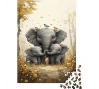 DUABELPHF Elefantes Puzzle 1000 Piezas Puzzle para Adultos, Rompecabezas De Óptima Calidad para Amantes O Amigos, Imposable, 1000pcs (75x50cm)
