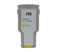 DUAEANXI Cartucho de Tinta Compatible 130/300ml 728 for impresoras DesignJet T730 T830(1pc Y 300ml)