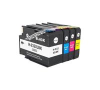 DUAEANXI Cartucho de Tinta Compatible 932XL 933XL for HP932XL HP933XL HP932 932 933 for Officejet 6100 6600 6700 7110 7510 7512 7610 7612(1 Set 4PC)