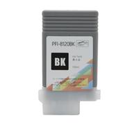 DUAEANXI PFI-8120 PFI-8121 Cartucho de Tinta pigmentada Compatible con 5 Colores/Juego for impresoras TM5250 TM5255 TM5350 TM5355(PFI-8120 BK-1pc)