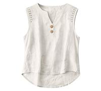 duaicnvow Camisa Mujer con Botones Funcionales y Decorativos,Blusa Casual con Botones Decorativos, Blusas De Vestir De Mujer CamisetasTop Casual Cuello en V