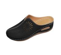 duaicnvow Ortopedicas Zapatillas Casa Mujer Verano,Cómodos para Caminar Antideslizante Antideslizantes Pantuflas Cómodas Piscina Apoyo de Arco Chanclas Zapatos