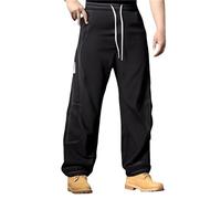 duaicnvow Pantalones de trabajo elásticos tipo cargo para hombre, color sólido, chino, jogger, al aire libre, pesca, escalada, viajes, combate, militar, salvaje, ejército, rasgadura, casual, tácticos