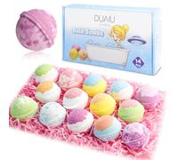 DUAIU Bombas de Baño para Mujer Set de Regalo 14 Piezas Bombas de Baño de Burbujas Perfecto para Baño de Spa Cumpleaños Día de la Madre Idea de Regalo para Ella Esposa Madre y Novia