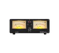Dual Analog VU Meter Audio Switcher Box with Remote Control 2-Way Amplifier/Speaker Vintage 100W Max Power