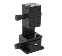 Dual Axis Linear Stage 40x60mm | Manual Fine Tune Platform with 0.01mm Accuracy | XZ Sliding Table for Microscopes/Optical Equipment