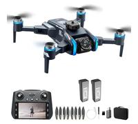 Dual Battery,dron GPS xt808 Profesional con cámara 4k HD, Motor sin escobillas, cuadricóptero RC Plegable con WiFi y FPV