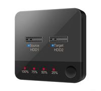 Dual Bay M.2 para estación de acoplamiento SATA SSD con copia sin conexión de un solo toque e indicadores LED para monitoreo de estado de clonación