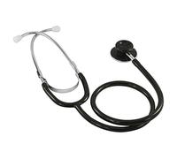 Dual Cabezal Estetoscopio Enfermera Estetoscopio - Negro