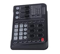 Dual Canal en Vivo, Placa de Sonido DSP Chip Wireless Professional Mini Mezclador DJ Multifuncional Wireles Cambiador Acondicionador