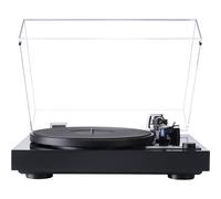 Dual CS 618 GL negro brillante - Tocadiscos de vinilo, Semiautomático, Preamplificador integrado, MM, Tracción directa