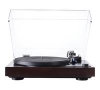 Dual CS 618 Q Nogal - Tocadiscos de vinilo, Semiautomático, Preamplificador integrado, MM, Tracción directa