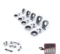Dual-Drive Nano Flex-Head Pocket Ratchet, 0-180° Bending, 3/4“ Inch Retractable Ratchets Wrenches Set, for Mechanical Repair, Plumbing Repair Narrow Spaces Wrenches (1*PCS)