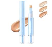 Dual-effect concealer & foundation,Hydrating Makeup,Waterproof Long Lasting Sponge Tip Concealer for Acne Marks, Spots & Hyperpigmentation (Beige)