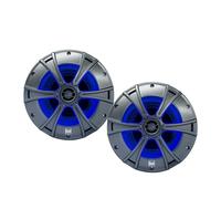 Dual Electronics DMS8027 - Altavoces marinos de 2 vías de 8 pulgadas con iluminación LED azul illumiNITE