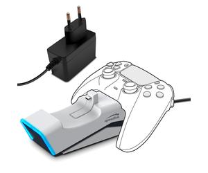 Dual Estación de Carga Cargador Alimentación Netz-Lader para Sony PS5 Dualsense