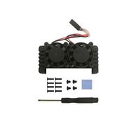 Dual Fan Aluminum Heatsink Case for Raspberry Pi Zero 2W Enhanced Cooling Durable Protection for PI0 2W Models