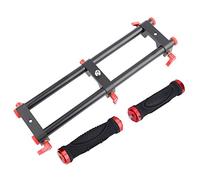 Dual Handle Gimbal Stabilizer Rig, Camera Stabilizer Accessory, Anti Slip Aluminum Alloy Handheld Stabilizer with Quick Release Mount for Feiyu MOZA Beholder DSLR Cameras