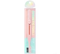 Dual Head Eyebrow Shaper Pink Retractable Comb | Two-in-one design, para precision blade plus comb, smooth grooming, pink finish, easy storage
