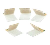 Dual Lock Thin SJ4570 - Cinta de cabeza de seta con cierre a presión, fina y flexible, parte trasera autoadhesiva con adhesivo acrílico, 25,4 mm x 50 mm, 10 unidades