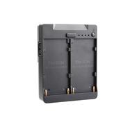 Dual NP-F550/750/970 NP-F Series Battery to V-Mount Lock Power Supply Converter Plate for Tilta Kit Monitors LED Light