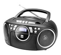 Dual P71 Portable CD player Negro reproductor de CD - Unidad de CD (3 W, 2 x 1.5 W, 87,5 - 108 MHz, 540 - 1600 kHz, AM,FM,MW, Externo)