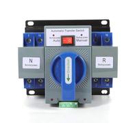 Dual Power Automatic Transfer 2P 63A Switch Generator Switch, Micro Break Type Mini Changeover, para vigilancia, extinción de incendios, edificios de oficinas