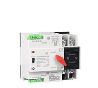 Dual Power Automatic Transfer Switch 2P 4P Rail ATS Uninterruptible Power Supply 220V EK2R(4P,40A)