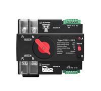 Dual Power Automatic Transfer Switch, Interruptor de transferencia automático de doble potencia, 220 V-230 V, 2 polos, 63 A/100 A/125 A, TOQ7(63a)